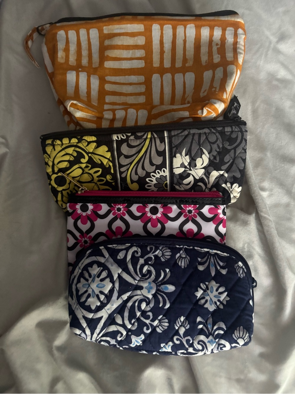 Assorted make up Cosmetic Pouch bag Set